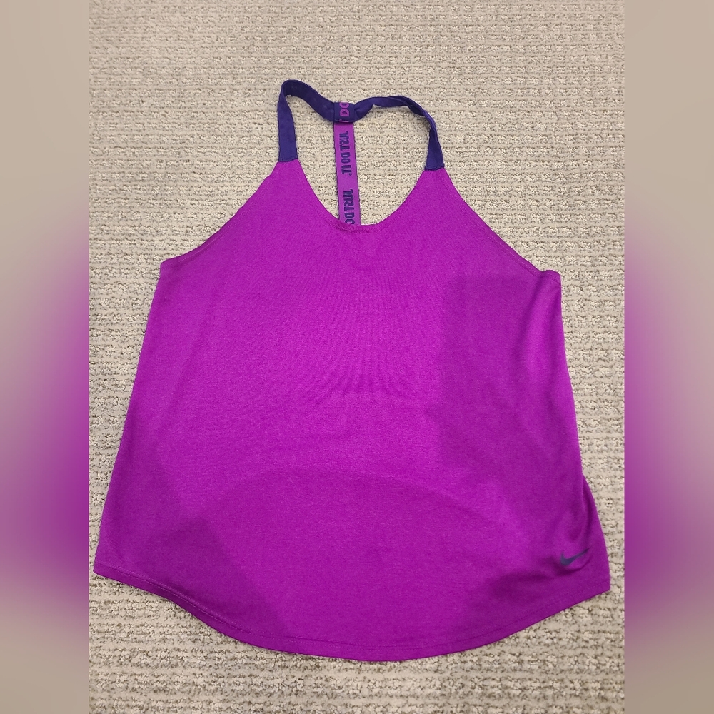 Womens Nike Dri-Fit Open Back Training Top, Medium